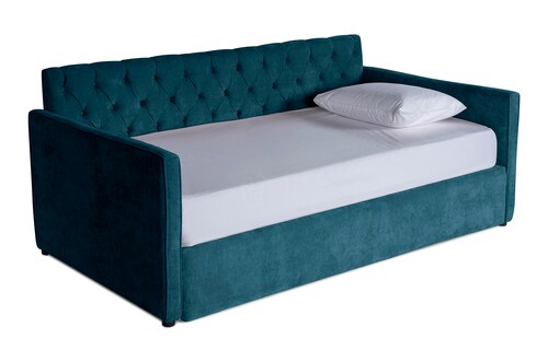 Cama Daybed individual doble Kelaya Makora Olivo No Incluye Colchones