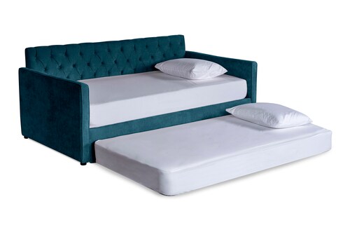 Cama Daybed individual doble Kelaya Makora Olivo No Incluye Colchones