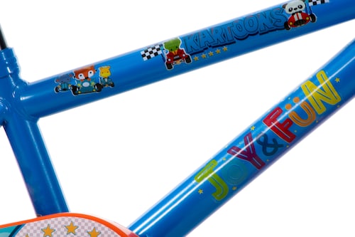 Bicicleta Veloci Joy & Fun Kartoons Eva Rodada 12 Azul infantil