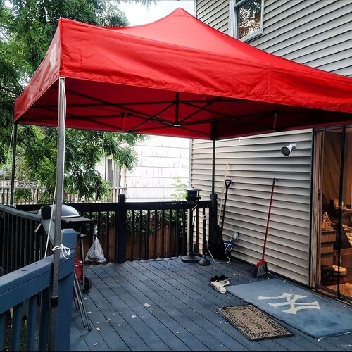 Repuesto De Lona Toldo Plegable Impermeable Para Jardin 3x3m