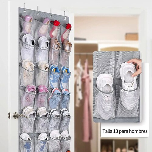 Organizador Multiuso para Zapatos Sandalias de 4 Niveles Celeste