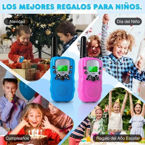 2 Piezas Walkie Talkie Juguetes Para Niños Juguete Radio.
