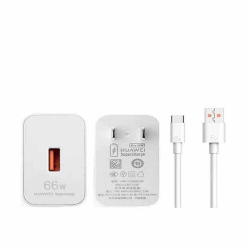 Cargador Para Huawei 66W Tipo C Caja.