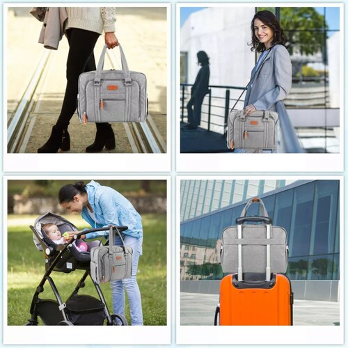 Mochila Bolsa De Pañales Termica Portátil Para Bebé Viaje
