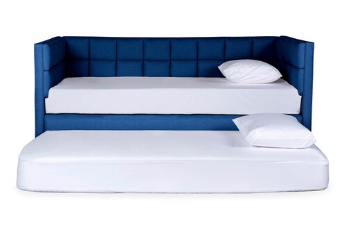 Cama Daybed individual doble Ambra Azul No Incluye Colchones