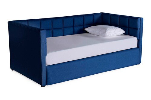 Cama Daybed individual doble Ambra Azul No Incluye Colchones