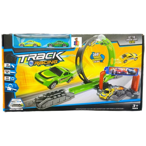 Lanza Carros Pista De Carreras Con 2 Coches Track Racing360