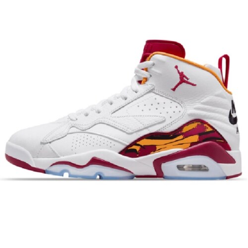 Tenis Jordan MVP Blanco/rojo Basketball Mujer Talla #23