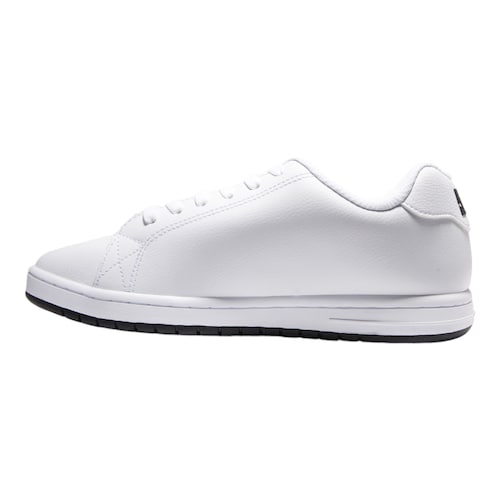 TENIS DC SHOES HOMBRE BLANCO  DC SHOES GAVELER SN MX  SHOE WBK ADYS100777WBK.