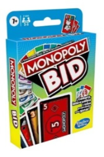 Juego Monopoly Bid Subasta - Juego De Cartas