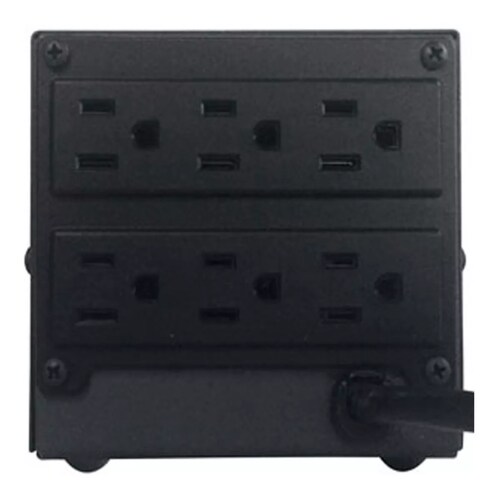 Regulador de voltaje Koblenz Gold ER-2550 2500VA entrada y salida de 120V negro.