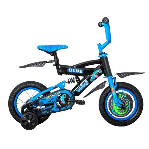Bicicleta Veloci Blue D/Susp R12 Negro Infantil