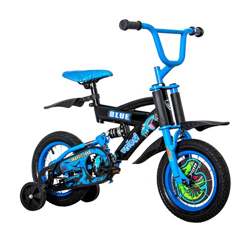 Bicicleta Veloci Blue D/Susp R12 Negro Infantil