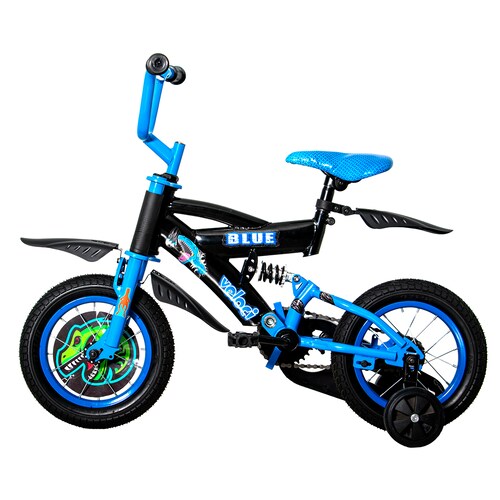 Bicicleta Veloci Blue D/Susp R12 Negro Infantil