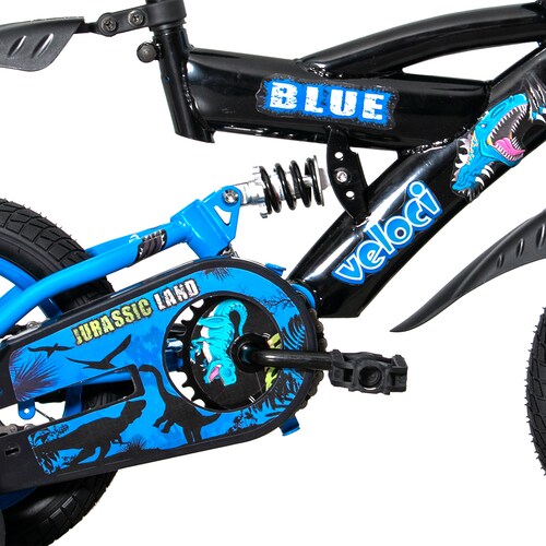 Bicicleta Veloci Blue D/Susp R12 Negro Infantil