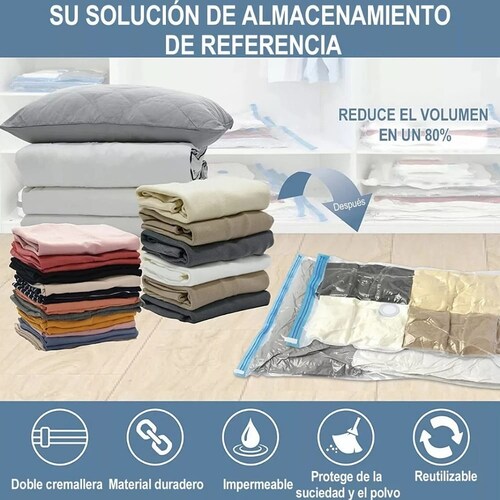 Bolsas Al Vacío De Almacenamiento Bomba Eléctrica 12pcs