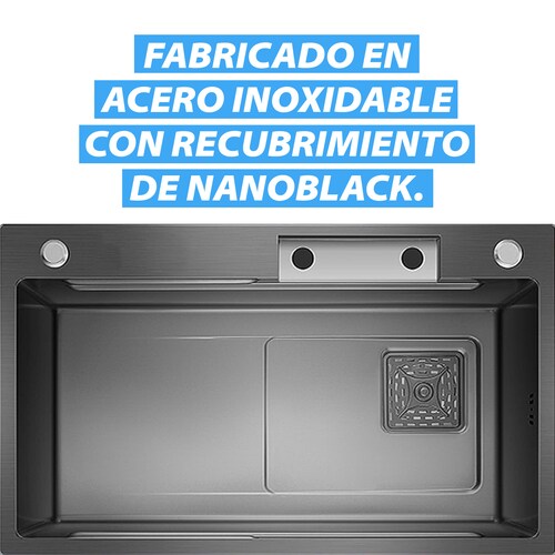 Tarja De Acero Inoxidable Onof Fregadero Cocina Inteligente