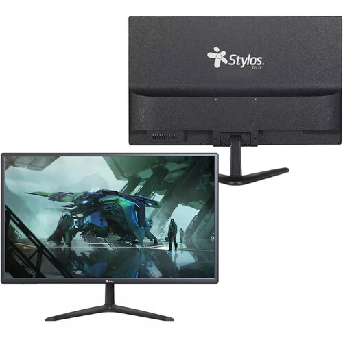 Monitor Stylos Tech STPMOT3B led 19" negro 100V/240V