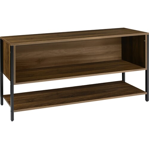 Mueble Tv 60 Pulgadas Mesa 3 Niveles 1.40m Moderno Organizador Cafe
