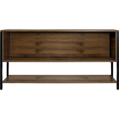 Mueble Tv 60 Pulgadas Mesa 3 Niveles 1.40m Moderno Organizador Cafe