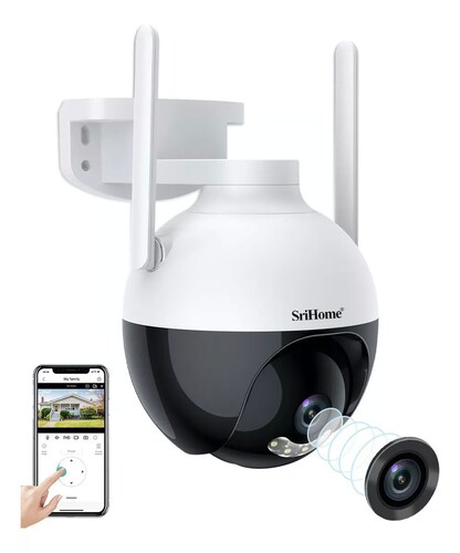 Cámara De Seguridad 2mp Con Visión Nocturna De Color Ip66