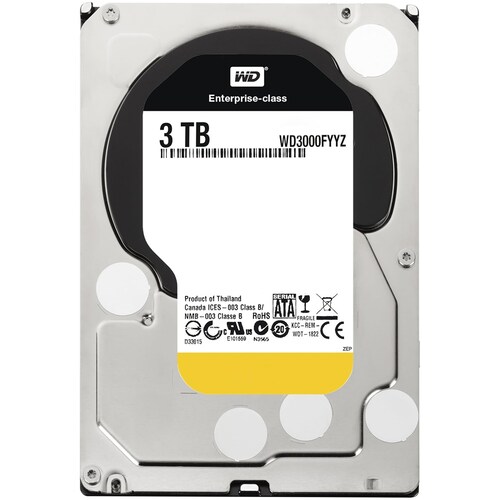Disco Duro Interno 3TB WESTERN DIGITAL WD3000FYYZ 3.5 SATA III 7200RPM Reacondicionado 
