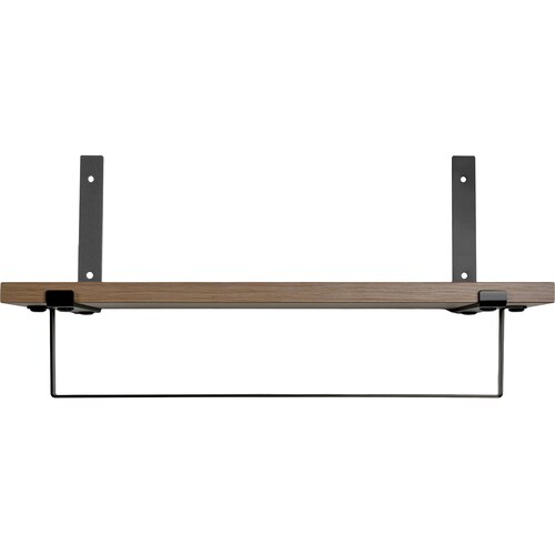 Set 4 Repisas Madera Flotantes Modernas Industrial 40x15 Cm 