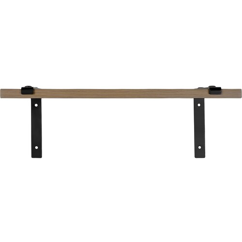 Set 4 Repisas Madera Flotantes Modernas Industrial 40x15 Cm 