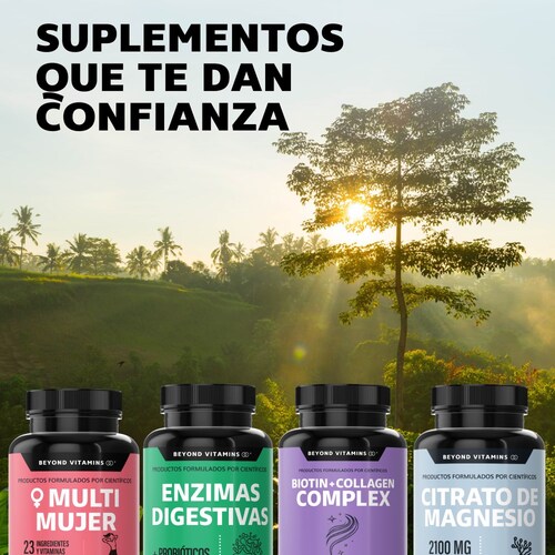 Suplemento Alimenticio Beyond Vitamins Omega 3 Aceite de Pescado 60 cápsulas.