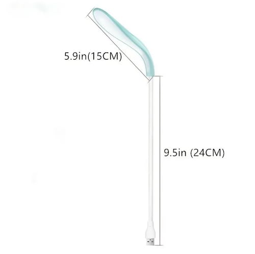 Lámpara de escritorio USB súper brillante para computadora Luz de lectura LED
