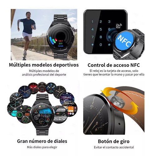 Reloj Inteligente Foxbox-bluetooth Deportivo E Impermeable.