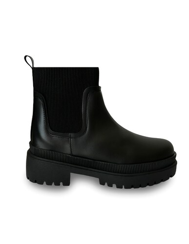 Bota chelsea arriba del tobillo para mujer
