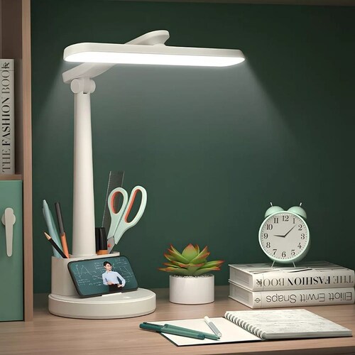 Lámpara Led Escritorio Ajustable Recargable Usb, 3200mah