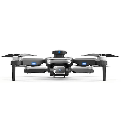 Mini drone PRO con dual cámara 4K negro 2.4GHz 3 baterías