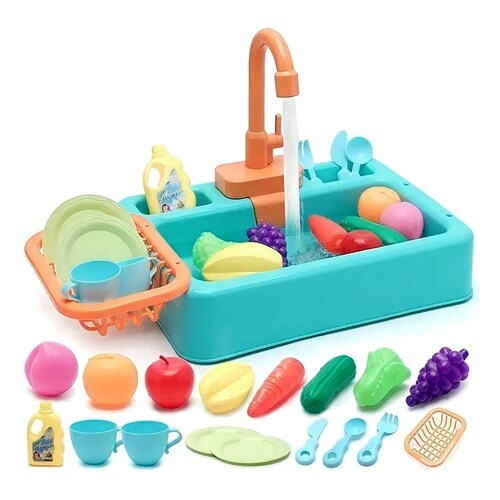 Juego De Fregadero De Juguetes De Cocina Para Niños