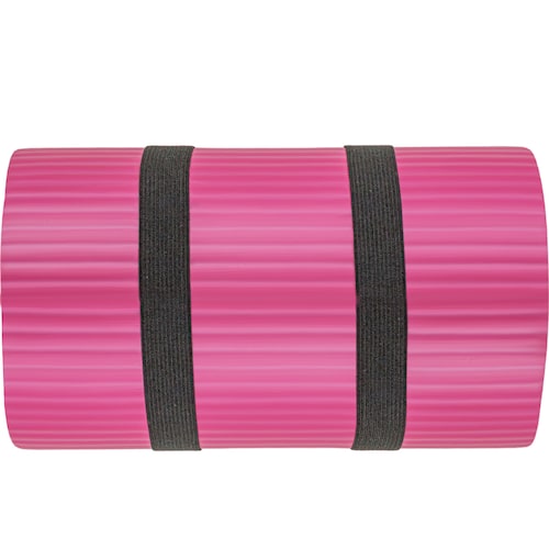 Mini Tapete Yoga Knee Pad Grueso Ejercicios Fitness 15mm Rosa