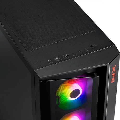 Gabinete Adata XPG CRUISER ARGB 3 Ventiladores Vidrio Templado Negro CRUISERST-BKCWW