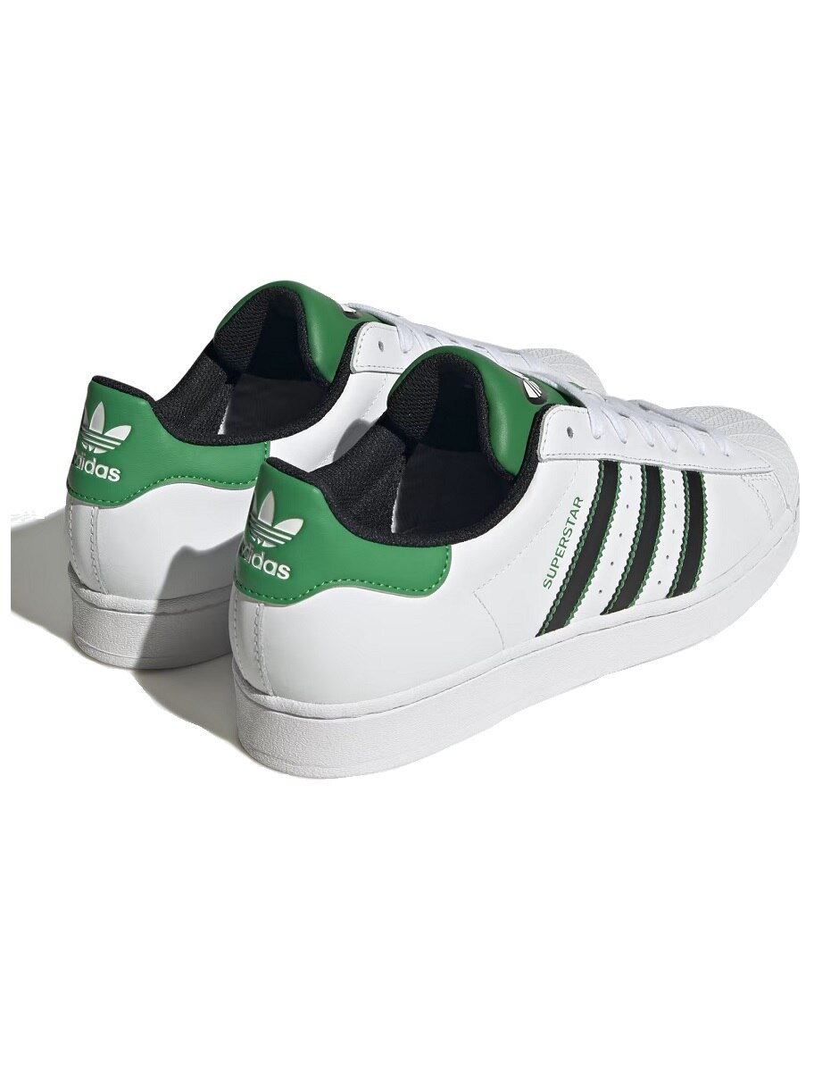 Green superstar shoes best sale