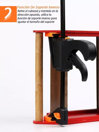 Kit 4 Prensas Sargento 4in Ajuste Rapido Doble Uso Obi.