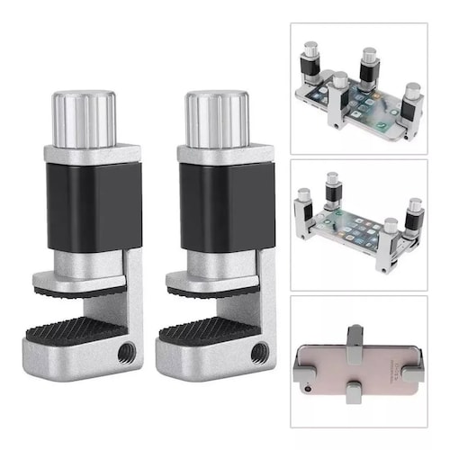 4 Pinzas Metal Pantalla Celular Clip Sujetadora Prensa Touch.