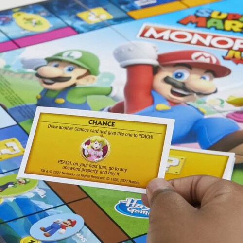 Juego De Mesa Hasbro Monopoly Junior Edición Super Mario.