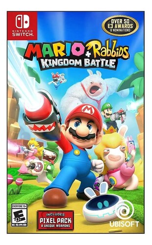 Mario + Rabbids Kingdom Battle Standard Edition Ubisoft Nintendo Switch Físico.