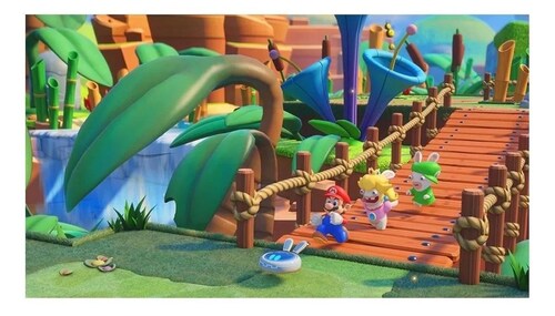 Mario + Rabbids Kingdom Battle Standard Edition Ubisoft Nintendo Switch Físico.