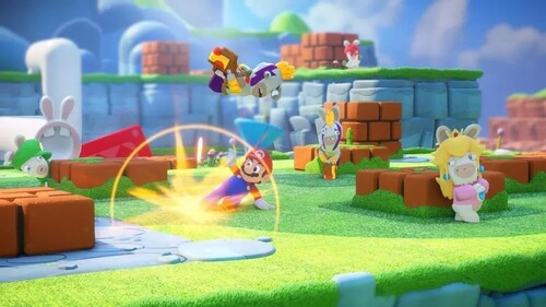 Mario + Rabbids Kingdom Battle Standard Edition Ubisoft Nintendo Switch Físico.