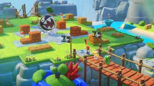 Mario + Rabbids Kingdom Battle Standard Edition Ubisoft Nintendo Switch Físico.