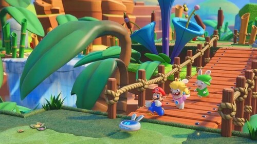 Mario + Rabbids Kingdom Battle Standard Edition Ubisoft Nintendo Switch Físico.