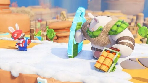 Mario + Rabbids Kingdom Battle Standard Edition Ubisoft Nintendo Switch Físico.