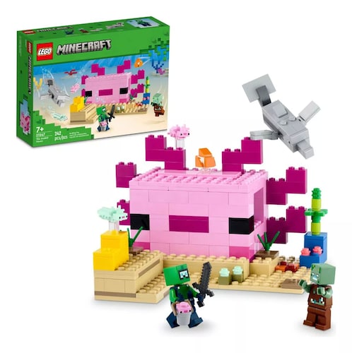 Kit De Construcción Lego Minecraft La Casa-ajolote 21247 3+ Cantidad de piezas 242.