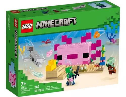 Kit De Construcción Lego Minecraft La Casa-ajolote 21247 3+ Cantidad de piezas 242.
