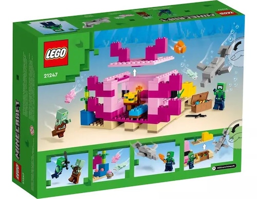 Kit De Construcción Lego Minecraft La Casa-ajolote 21247 3+ Cantidad de piezas 242.